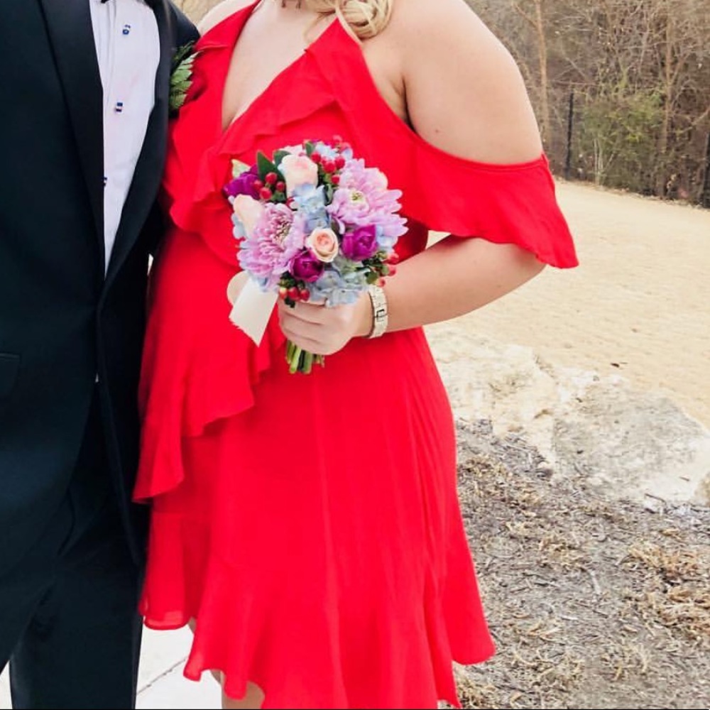 Red dress